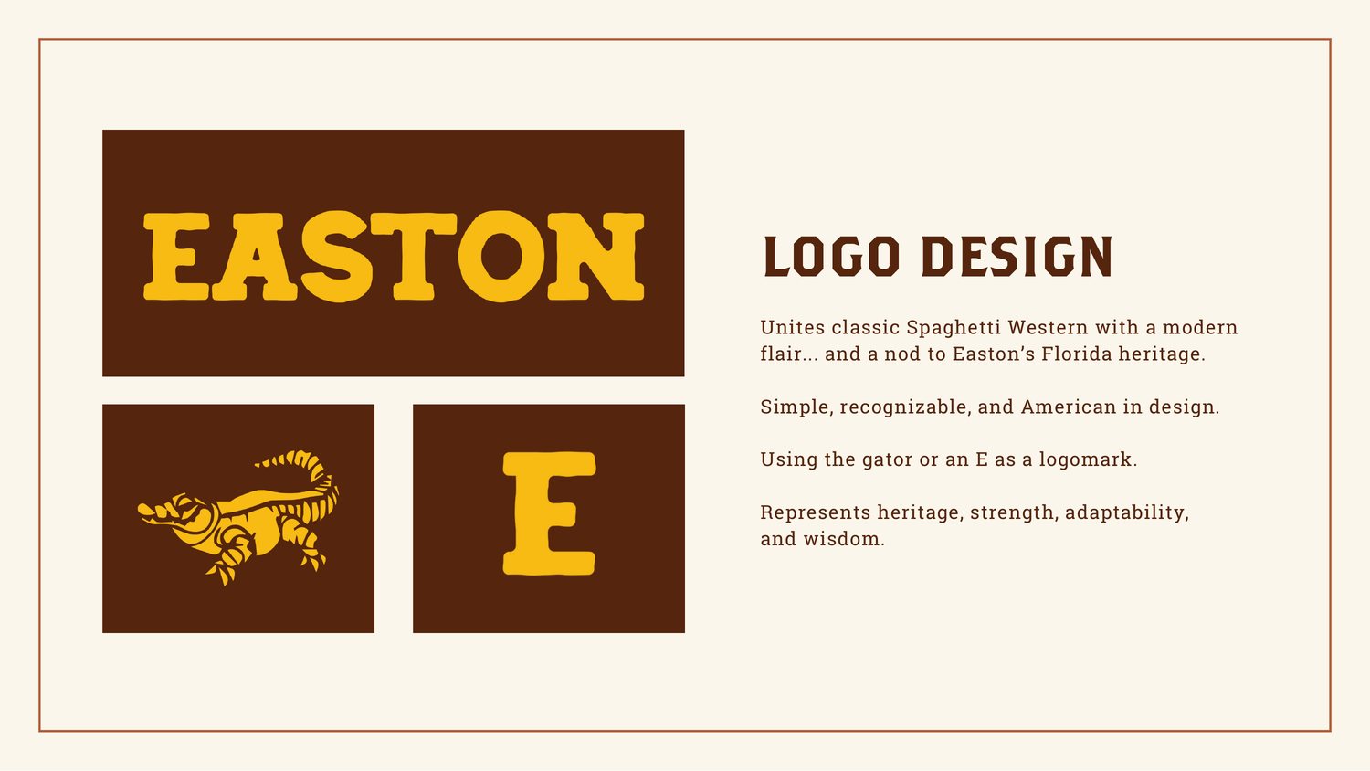 Easton Corbin, Brand guidelines, logo page